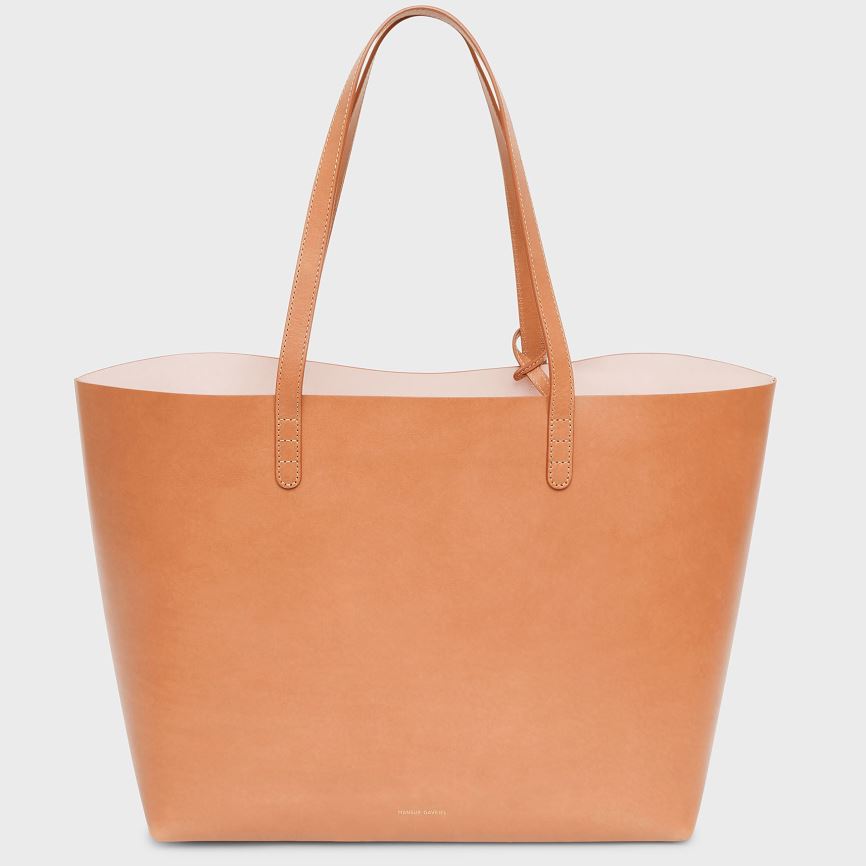 Women\'s Mansur Gavriel Large Tote Bags Light Brown | AU 0M79OD